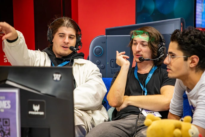 will boss gamer et kunder qui commente un tournoi mario kart world