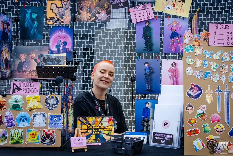 un stand de goodiees pendant ultimate wanted